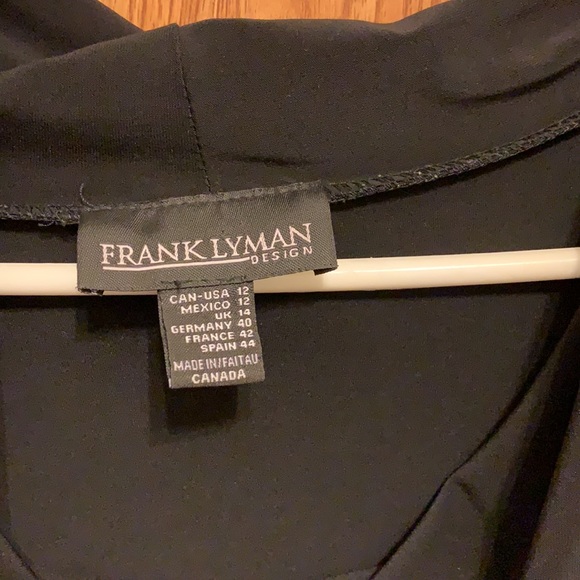 Frank Lyman drape neck dress - Picture 2 of 3